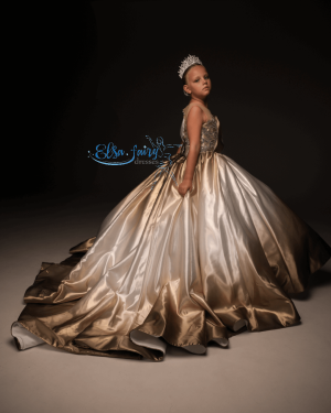 Luxury evening gown pageant gala dress & prom ball gown