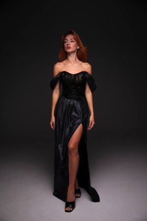 Noir Eclipse Gown